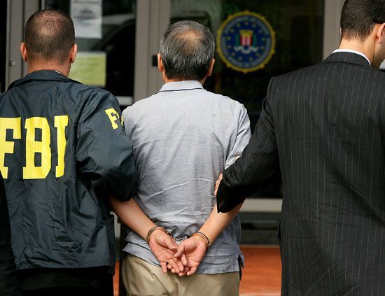 A suspect in an FBI fraud sting role of money in elections