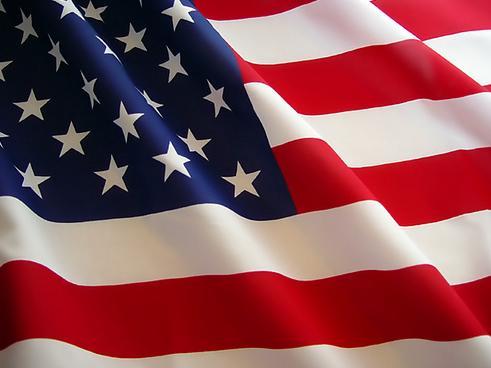 american flag with stars and stripes upclose