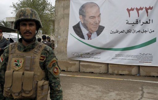 Iraq Soldier Allawi Poster