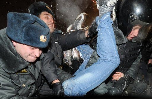 Arrested for Dissent in Russia Fight Arrested
