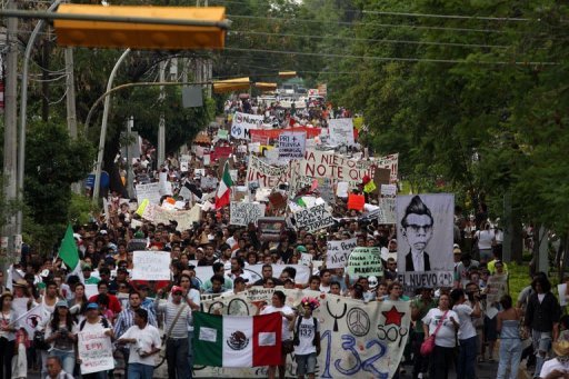 Thousands Protest Mexican President's Electoral Reform Plan