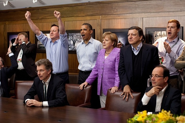 Watching Soccer With Leaders of the Free World