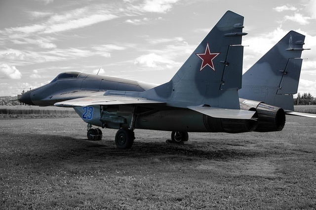 Russia MIG Jet on Ground