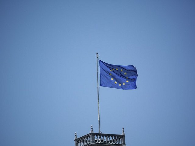 greek election strikes chord flag