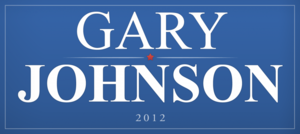 Candidate Gary Johnson