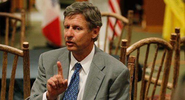 Libertarian Party Candidate For President Gary Johnson