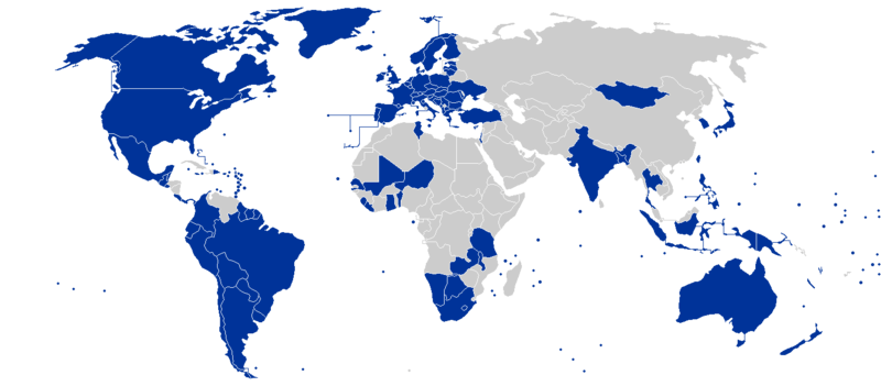 Freedom House World Map America and Europe Trade Deal Talks