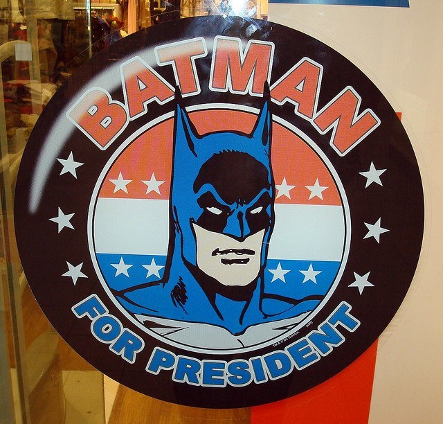 Vote For Me Batman Button