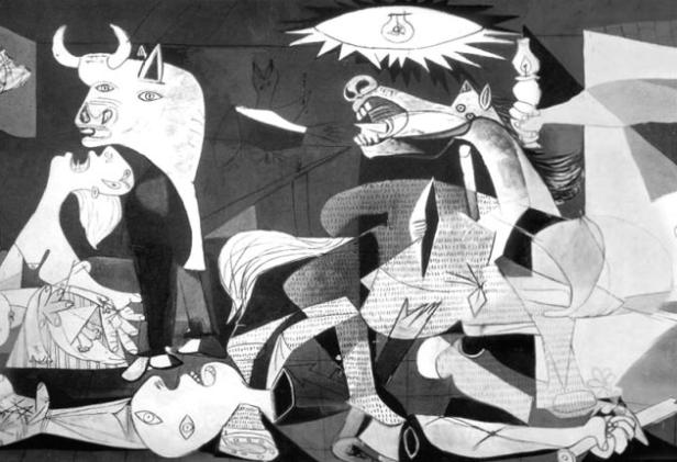 Detail from "Guernica" Syria Dictatorship Massacre in Hama