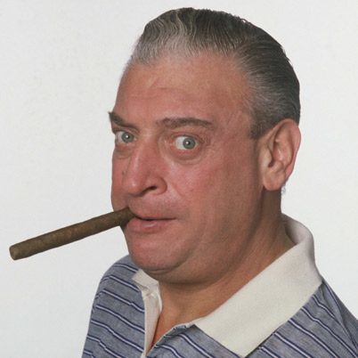 Rodney Dangerfield with trademark cigar