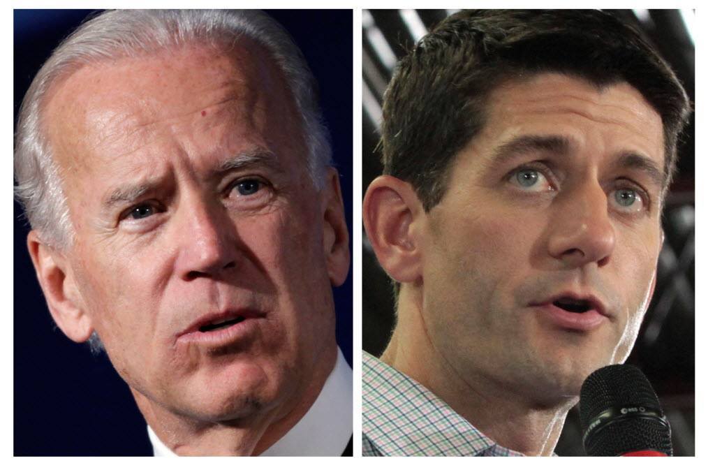 Vice President Debate Expected Joe Biden and Paul Ryan