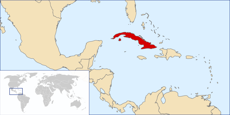 Cuba and Surrounding Latin America