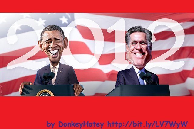 Obama Romney Cartoon Presidential Debate Moderator
