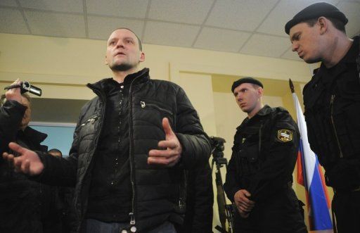 Udalstov in Jail Udaltsov Arrested
