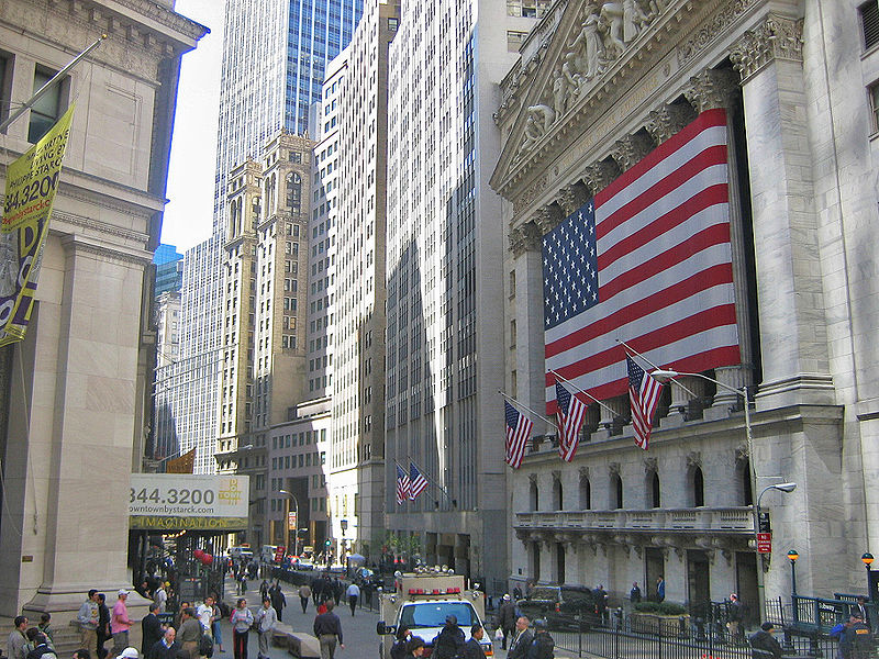 NY Stock Exchange Building and Street
