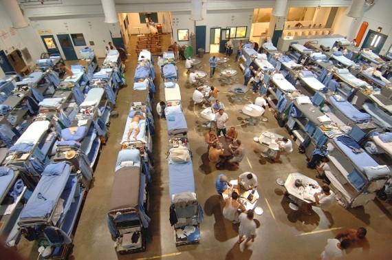 Prison Overcrowding with communal living area
