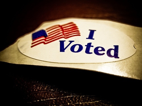 American I Voted Sticker