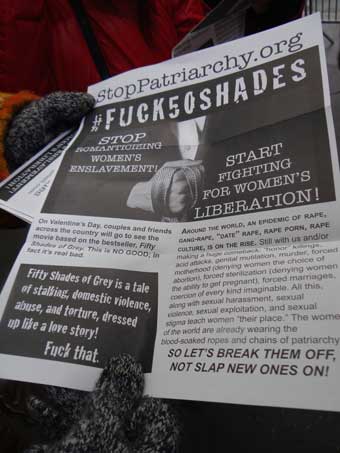 50 Shades of Gray Protests Flyer