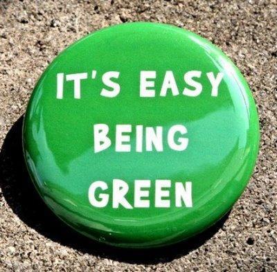it's easy being Green Scenario party button