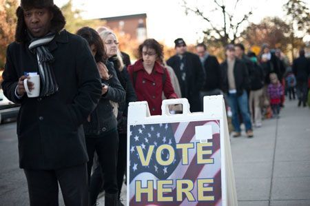 voting lines to Increase Voter Turnout