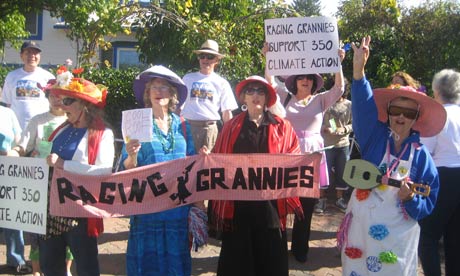 Raging Grannies arrested during activism