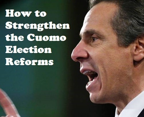 andrew cuomo election  reforms green party