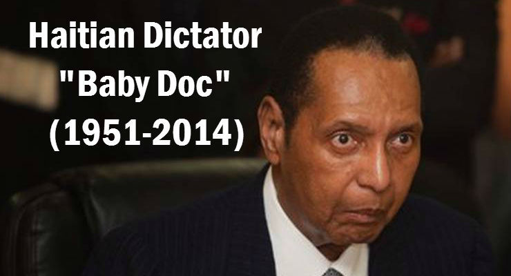 Baby Doc Haiti Dictator Dies