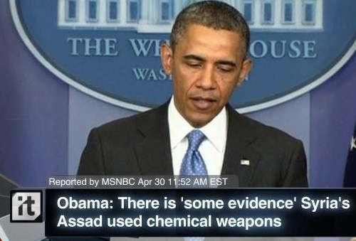 Obama and Assad syria chemical weapons