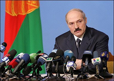 aim at Belarus dictatorship microphones