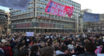 Thousands March in Belgrade in Anti-Government Protest