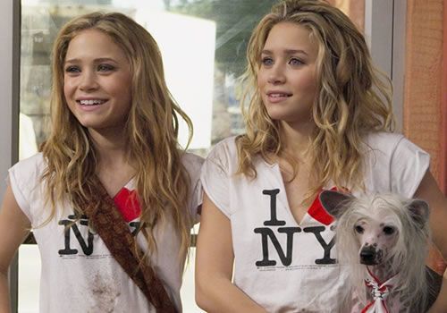 Celebrity Olsen Twins w NY Tshirts