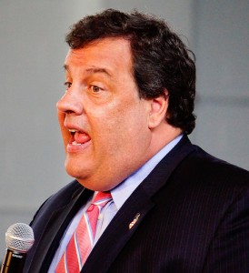 Chris Christie upclose and personal