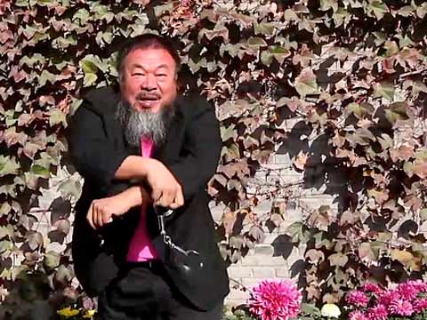 China activist Ai Ai Weiwei 'Caonima Style' dancing Gangnam style in new video