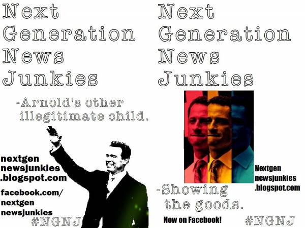 flyer for next gen news junkies