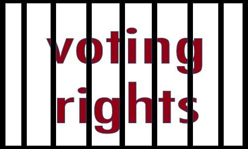Voting Rights in Jail Bars Voter Fraud Controversy