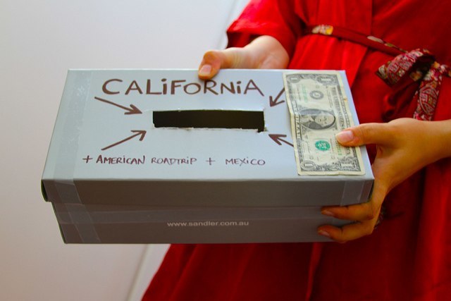 California Donation Box Homemade