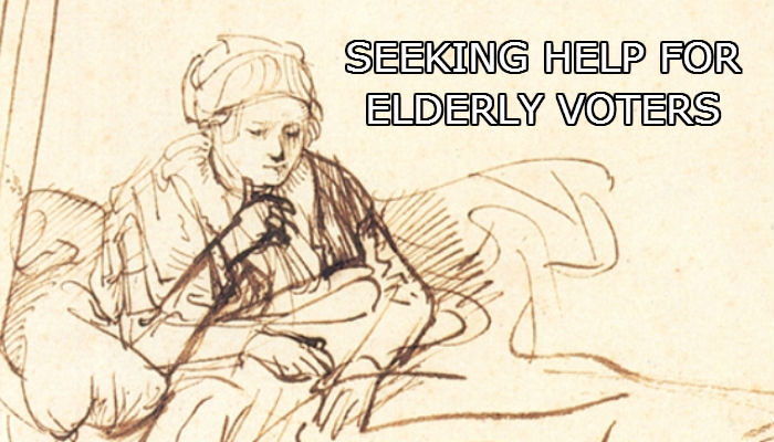 Elderly and disabled and home-bound voters