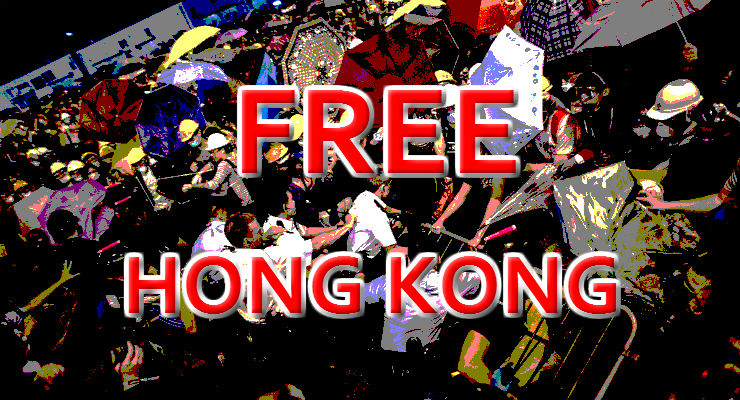 Free Hong Kong Protests Attacked