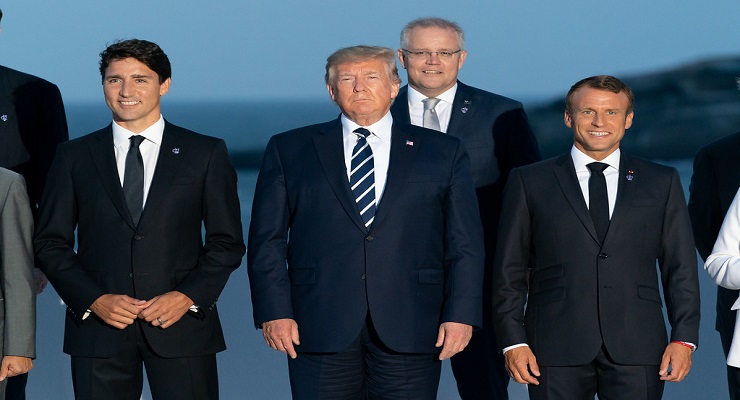 Trump takes time out of G-7 meeting to lash out at media