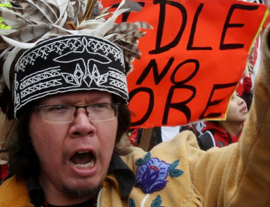Idle No More March for Indigenous Rights