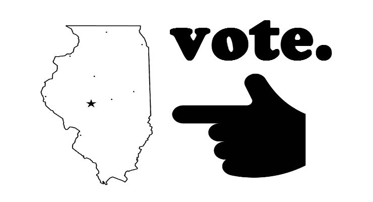 Illinois Voter Turnout Map Meme