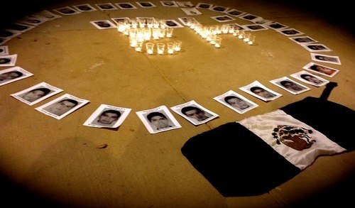 Seeds of Ayotzinapa 43 candles