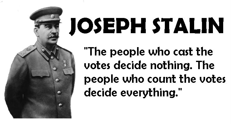 Improve the American Voting System Joseph Stalin