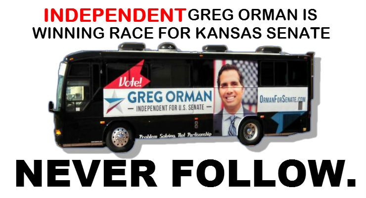 Independent Kansas Senate Candidate Greg Orman