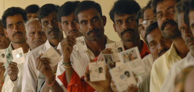 Corruption Battle in India Paper Trail for Vote