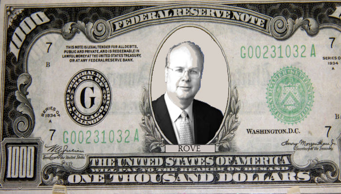 Karl Rove Political Donations Reveal Transparency
