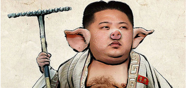 Kim Jong Un Pig North Korea Forced Labor Camps
