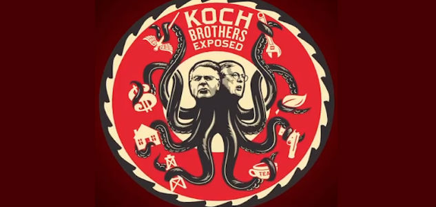 Koch Brothers and Dark Money Octopus - Koch Brother Influence