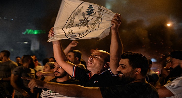 Lebanese protests continued for the seventh straight day on Wednesday