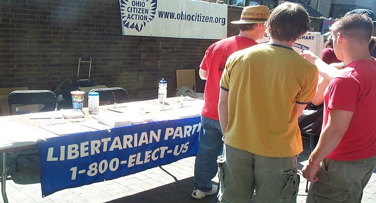 Libertarian Party Sues as Third Parties Excluded From Ohio Election Commission